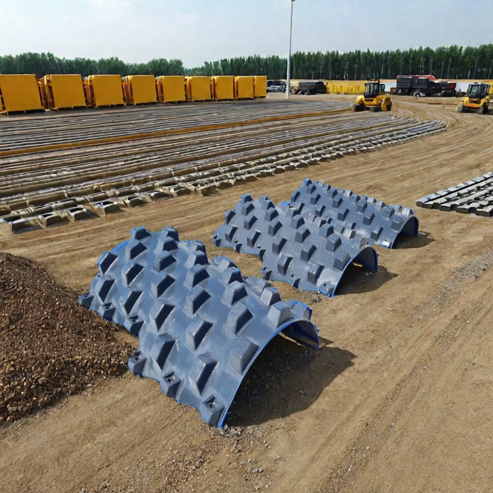 Factory-Made Sheep horn roller, convex block roller, 3-26 tons vibration roller, detachable device, convenient and easy to use