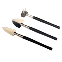 3pcs/Set Gardening Tools Mini Hand Shovel Harrow Shovel Rake For Garden Plant Soil Digging Weed Remover Kit Stainless Steel 갈퀴 삽