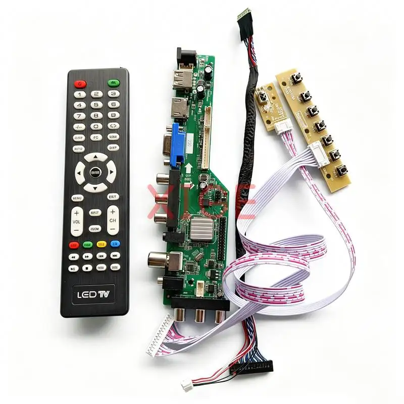 

Controller Board Fit LP140WD1 B140RTN03 B140RTN02 LP140WD2 DVB/USB/AV/VGA/HDMI 1600*900 1600x900 Laptop Panel LVDS-40Pin DIY Kit