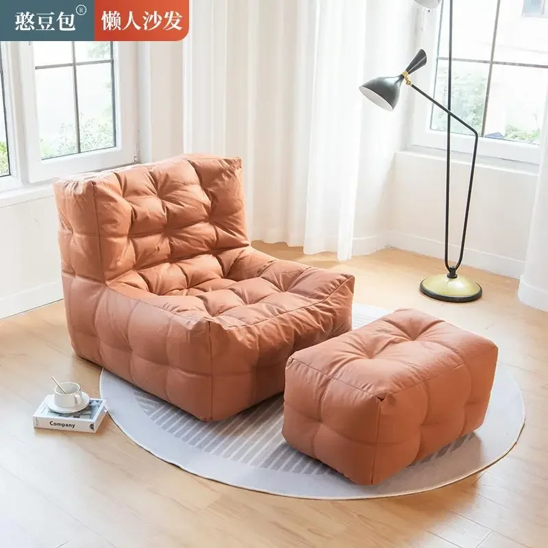 

--Nordic Modern Sofa Chair Rocking Leather Wood Luxury Set Fabric Waiting Accent Lounge Furniture Home Living Room Sofa Chair