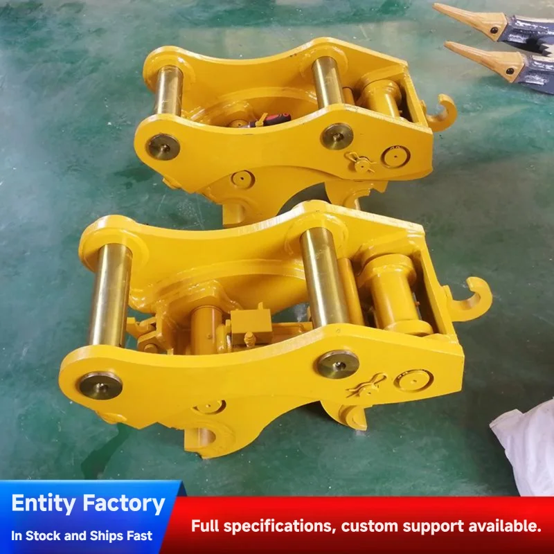 RIBETTER Construction Hydraulic Quick Hitch Excavator Bucket Quick Coupler For 1.5-45t Excavators With 1 Year Warranty