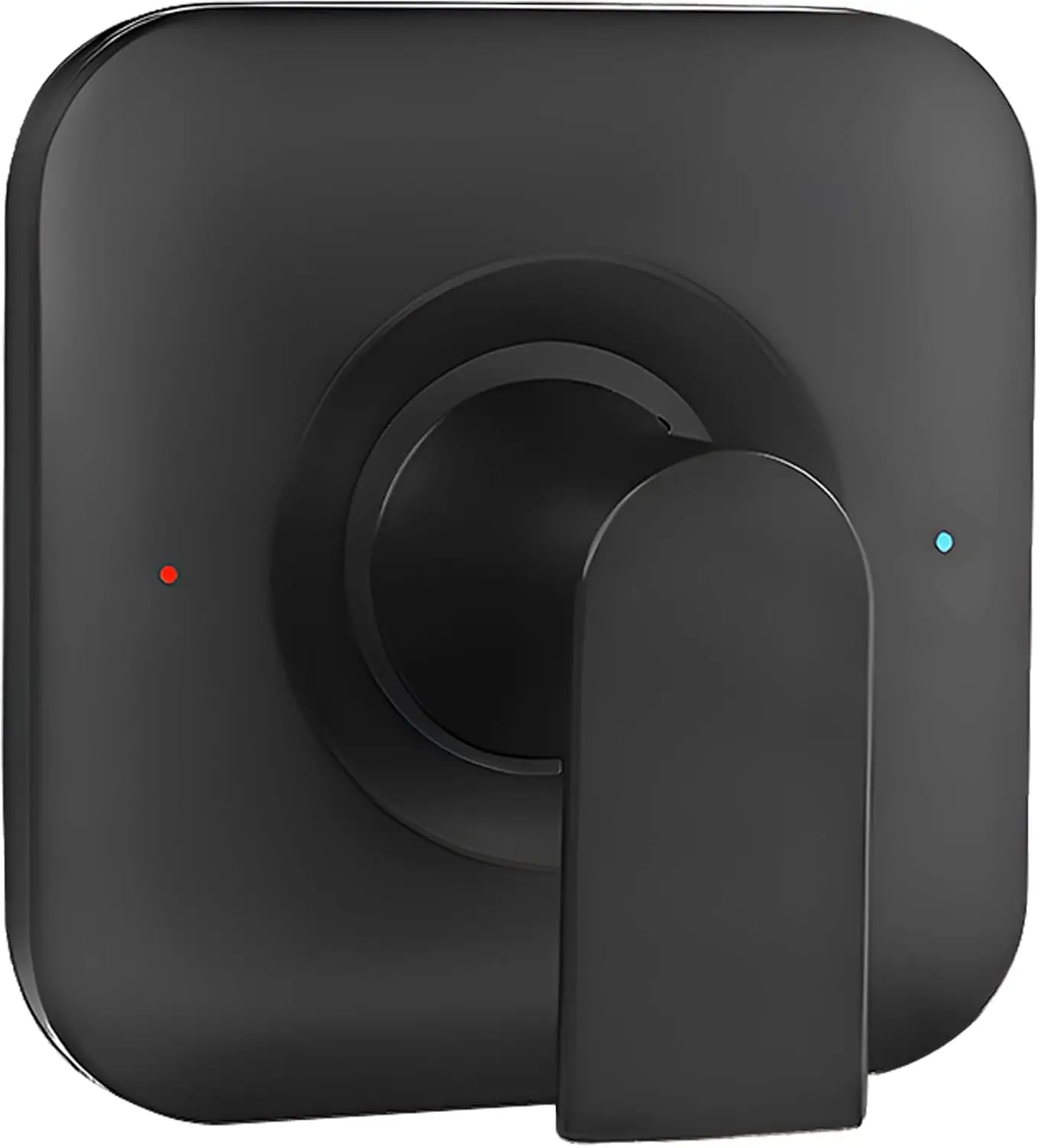 Black Shower Handle Replacement for Moen T2471BL, Matte Black Square Handle, Pressure-Balancing Lever, Genta LX Collection