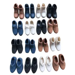 Original Male Doll Shoes Fashion Doll Decors Sport Air Shoes Red Boots Sneakers Sandals Black White Leather Shoes For 1/6 Dolls