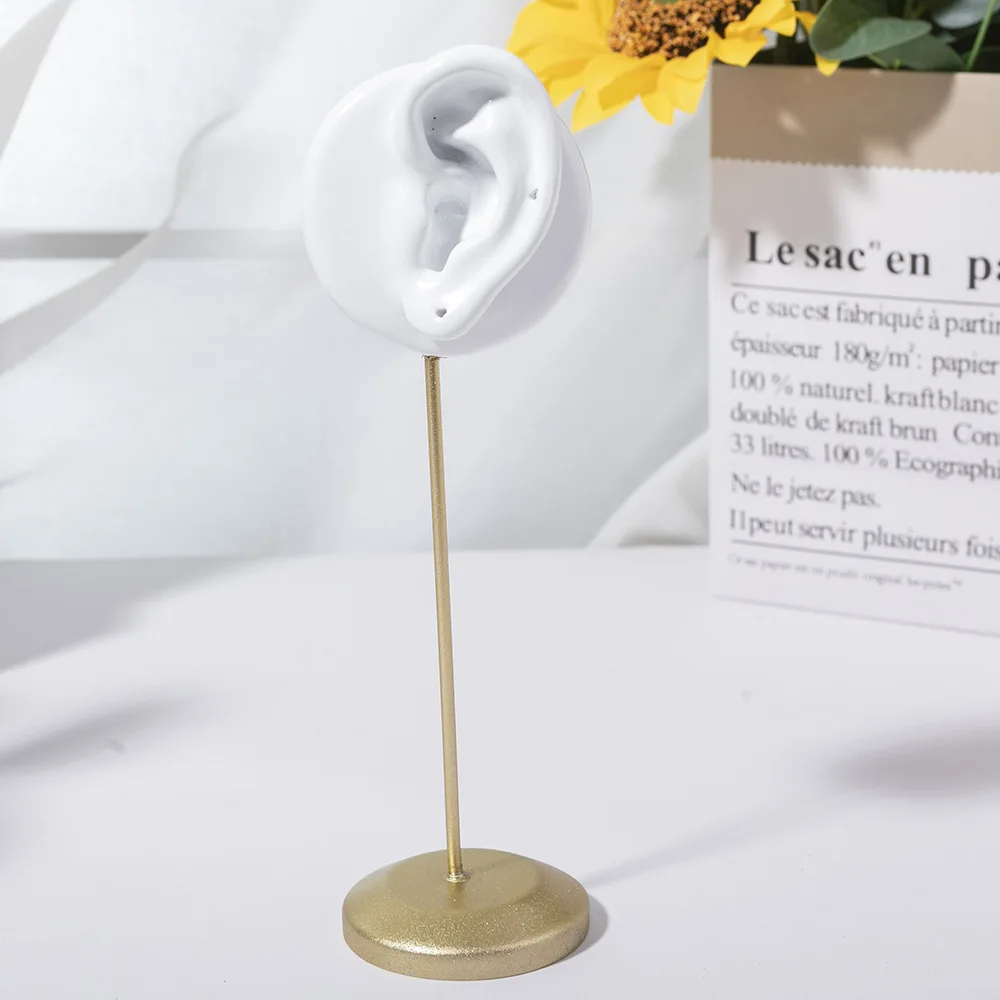 Earring Display Stands Human Ear Model Stud Holder Resin Mannequin Stand Earrings Organizer
