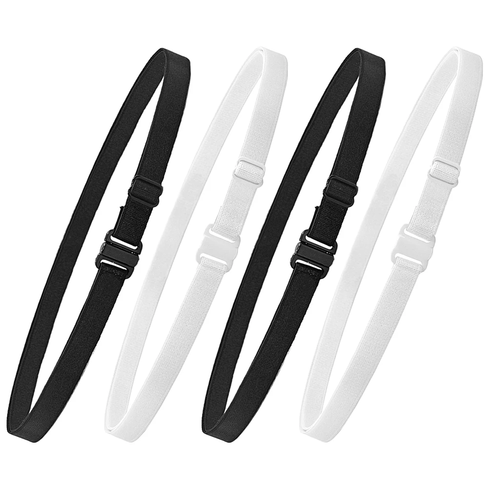 

4pcs Adjustable Elastic Waistband for Jeans Pants Crop Top Tuck No Show Stretch Belt Seamless Shirt Tucking Band