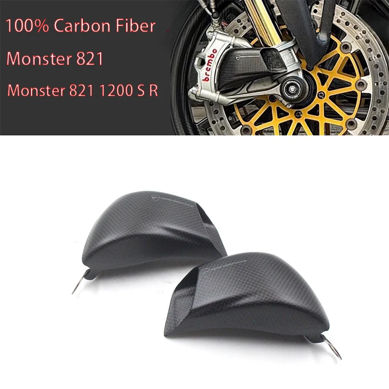 

Тормозной суппорт из 100% углеродного волокна, крышки радиатора, модифицированные детали мотоцикла для DucATI Monster 821 Monster 1200/1200S 2014-2021