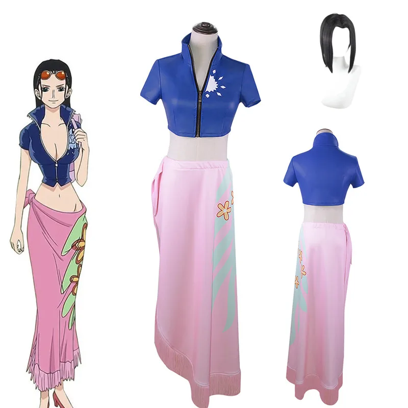 

Anime Nico Robin Miss Allsunday Cosplay Costumes Outfit Halloween Christmas Uniform Suit Sexy Wjg