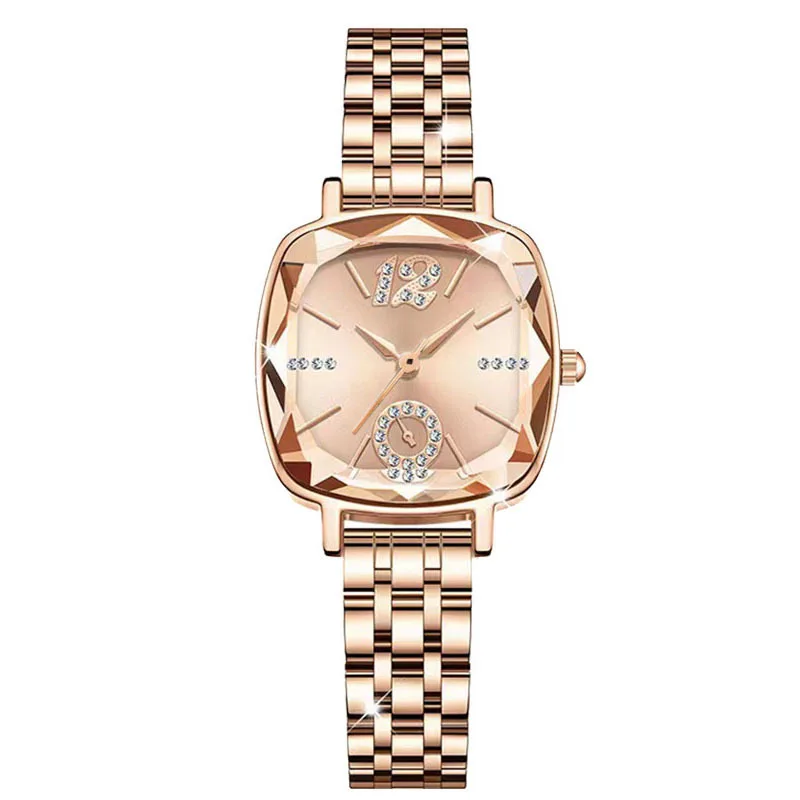 MAYZHISU Women Watch Light Luxury Brand Stainless Steel Ladies Fashion Quartz Watches Business Female Clock Bracelet Wristwatch