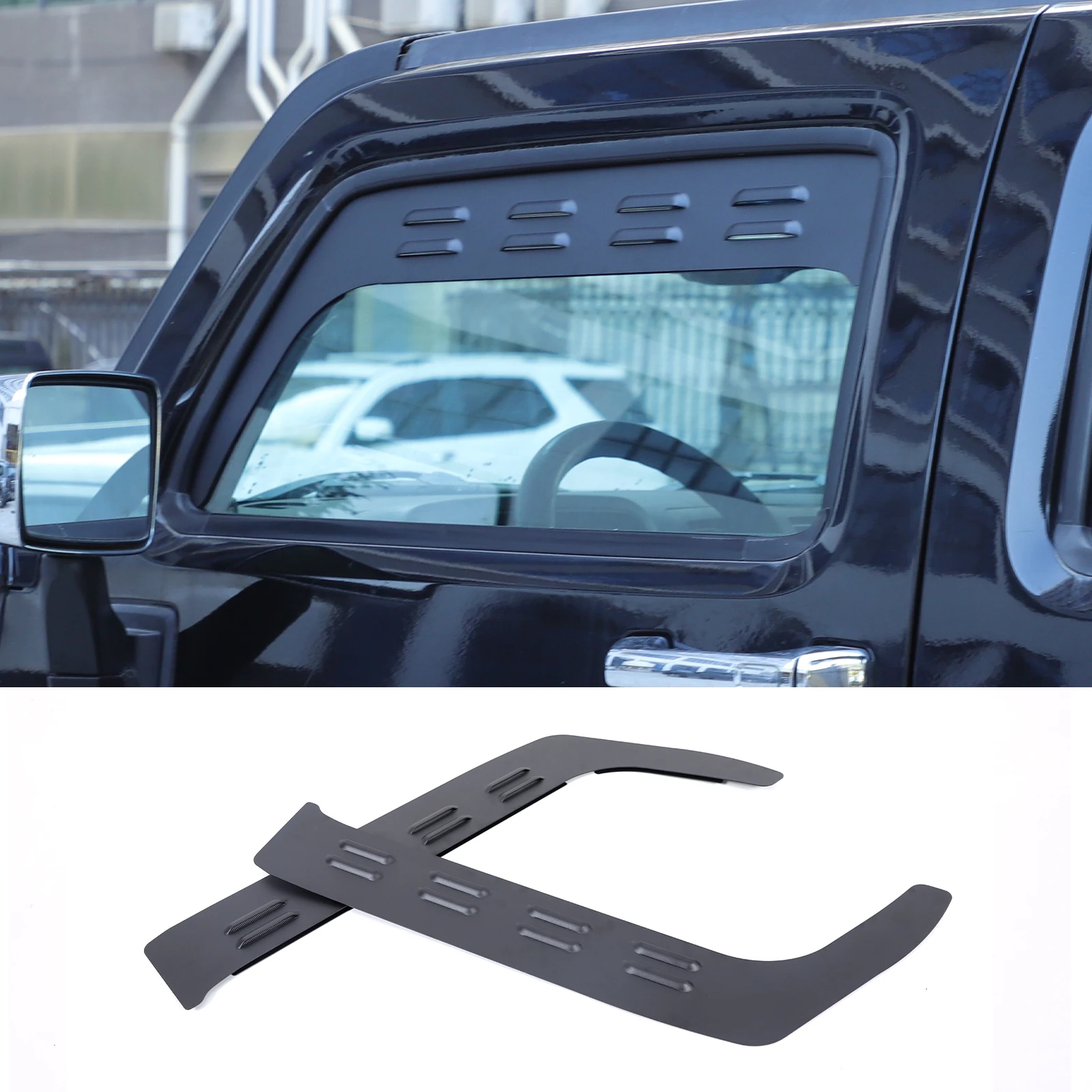

For Hummer H3 2005-2009 Automotive exterior modification parts Automotive front and rear aluminum alloy ventilation louvers