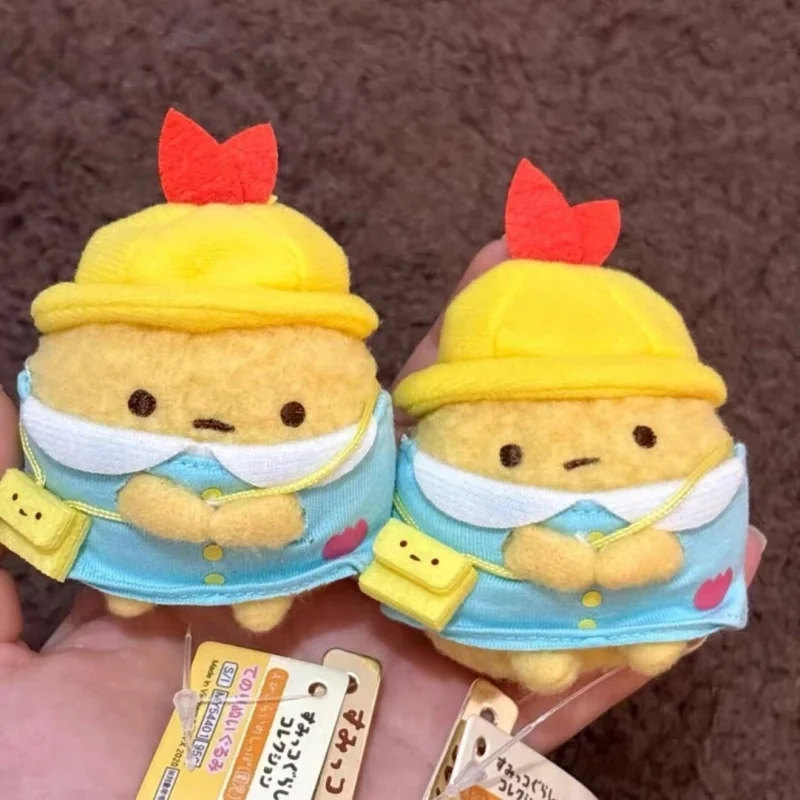 لطيف 6 سنتيمتر Sumikko Gurashi رياض الأطفال نمط Sumikko Gurashi أفخم تمثال kawaii لينة محشوة المقلية الروبيان أفخم دمية الملحقات