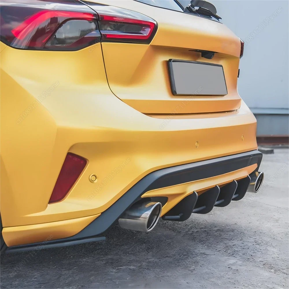 For Ford Focus ST MK4 2018-2021 Car Rear Bumper Diffuser Lip Rear Side Splitters Spoiler Lip Guard Body Kits Accessories Tuning