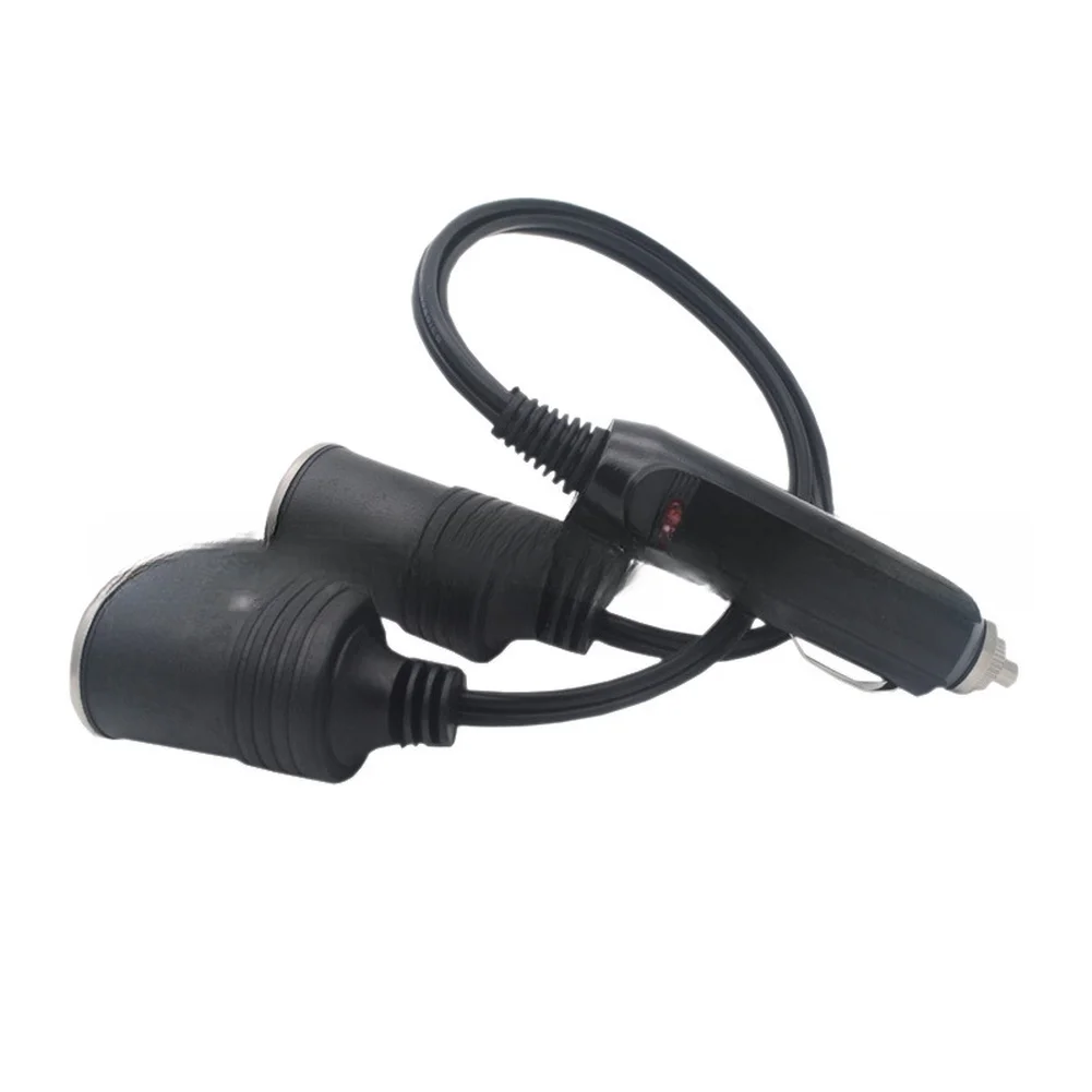 Vehicle Power Tap Car Socket Splitter 16AWG Wiring ABS Construction High Gauge Wiring Splitter Car Socket For Car Travel