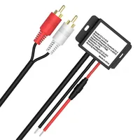Bluetooth V4.0 DC12-24V Car Aux Adapter BT Music Receiver Module Kit 2 RCA Input Audio Cable Audio 5.0 Audio Cable