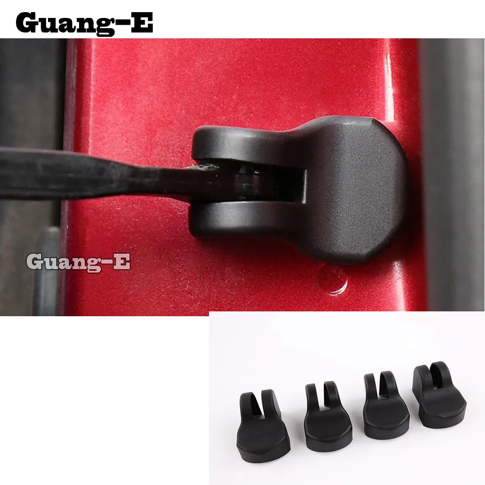 Car Body Anti Rust Water Proof Door Lock Key Keys Plastic Buckle Limit Device Trim 4pcs For Peugeot 3008 2013 2014 2015