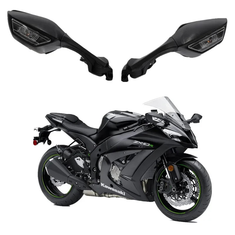 

Светодиодные боковые зеркала заднего вида для Kawasaki Ninja ZX10R ZX 10R 2021 Запчасти для мотоциклов