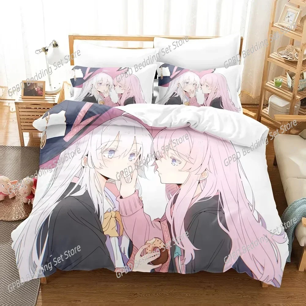 3D Printed Wandering Witch Bedding Set Single Twin Double Queen King Cal King Size Bed Linen Set