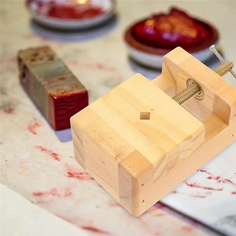 AA05 الصينية ختم الحجر ختم النقش نحت المشبك قابل للتعديل المشبك لنحت الحجر 2 قطعة