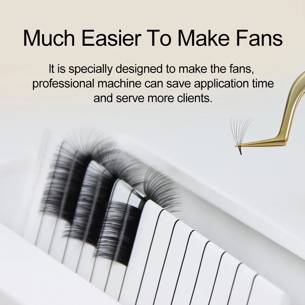 Eyelash Extension Fans Making Machine Lash Root Splitter Volume Eyelash Fan Maker Easy Fan Eyelashes Self Fanning Separator Tool