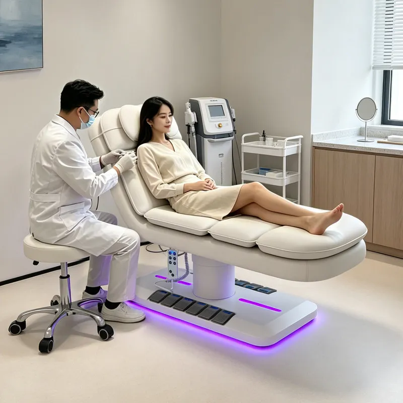Beauty BedBojue Electric Adjustable , Injection , Eyelash Extension , Massage Beauty Salons, And Bed For Cosmetic