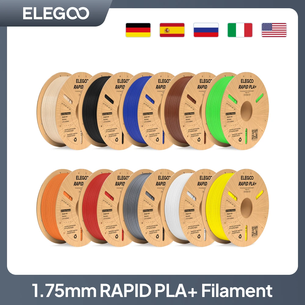 3D Printing Elegoo - ELEGOO Rapid PLA Plus Filament 1,75