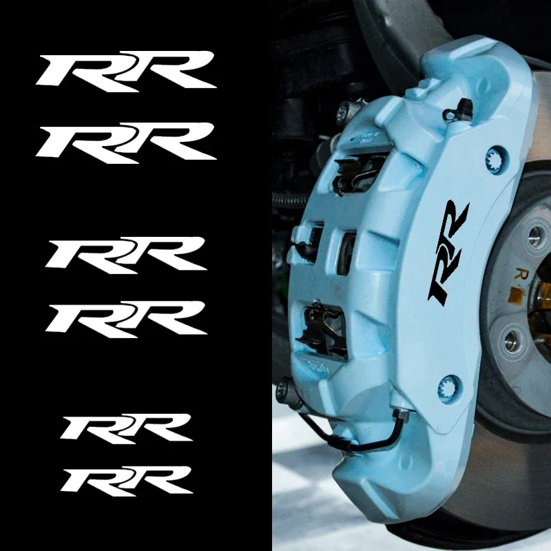 Vehicle Brake Caliper Cover Decor Sticker for Honda RR Logo HRV CIVIC FIT MUGEN Insight Type R VETC VEZEL City XRV Stream