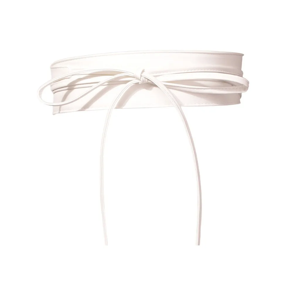 

Versatile Wide Waist Belt for Women PU Leather Soft Corset Belts Adjustable Slim Fit Obi Belt for Dress