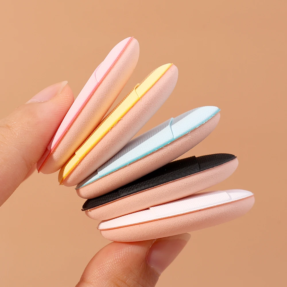 5/10/15 Pcs Mini Finger Powder Puff Foundation Detail Makeup Sponge Puff Face Concealer Cream Cosmetics Accessories Makeup Tools