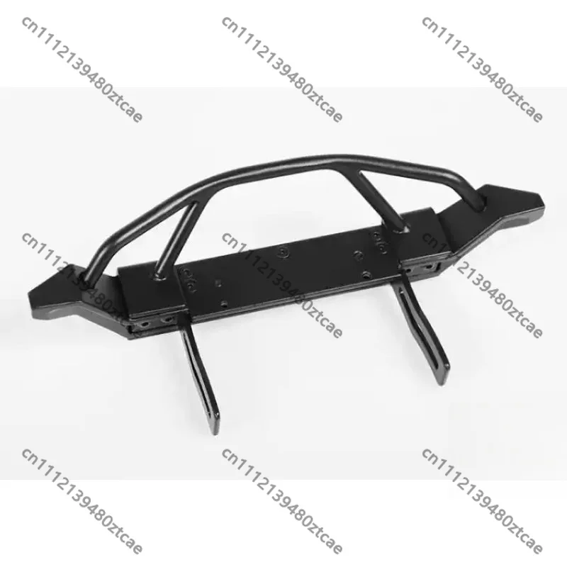 After‑Market Simulation Metal Front Bumper, JK Style, DIY Modification Replacement Accessory Fit for 1/10 RC Off‑Road Rock