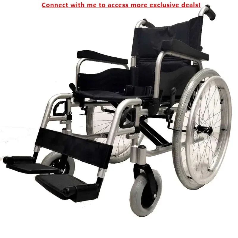 

China Products/suppliers Lightweight Aluminum Handicapped Elderly Foldable Manual Wheelchair Sponge Leather Armrest-BZ-M01