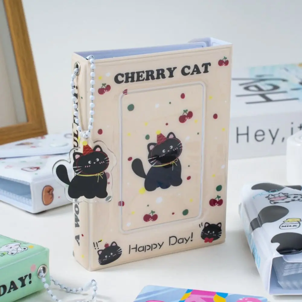 

Protable 36Card Slots Envelope Photo Album 3 Inch Cute Picture Storage Holder Cartoon Animals Ins Business Card Book Photocard