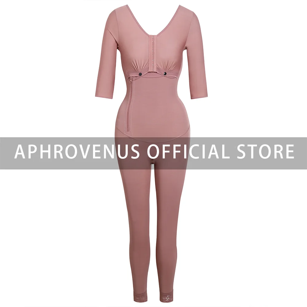 Fajas Colombianas Women High Compression Long Sleeves & Pants Full Body Shapewear Postpartum Underwear Post Liposuction Bodysuit