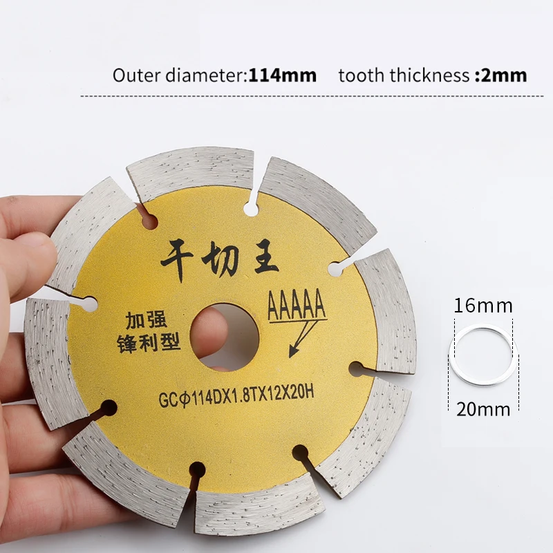 Circular diamond saw blades Tile marble Concrete Ceramic Brick Stone Cutting Disc open wall slot dry cutting special saw blade