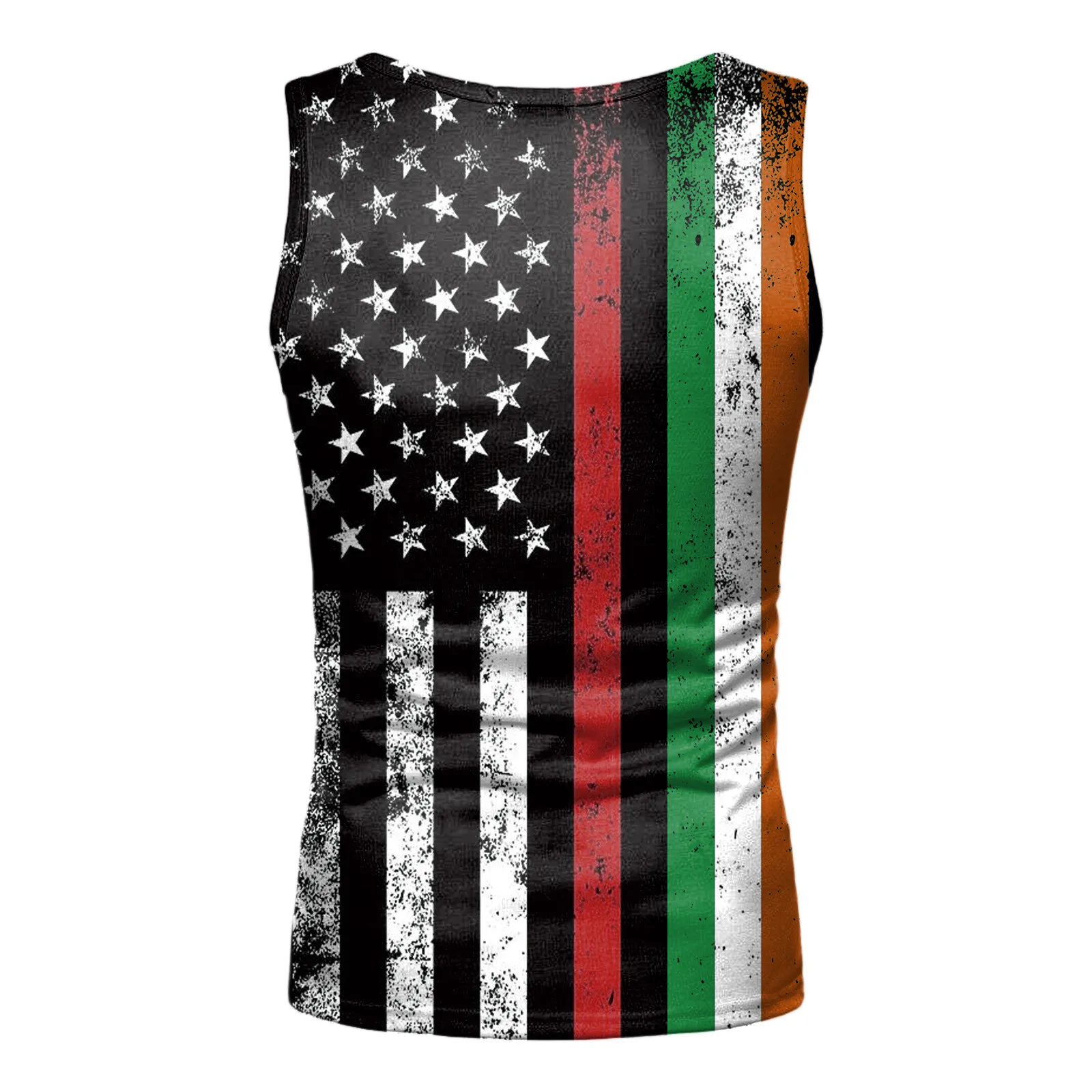 Fashion American Flag Tank Top Summer Men\'s 3d Print Sleeveless Vest Hip Hop Men Casual Streetwear Vest Independence Day Tanks