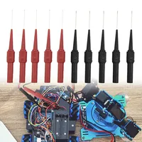 10/2pc Insulation Piercing Needle Non-Destructive Multimeter Test Probe Measuring Device Clamp Copper Test Lead Test Probes Plug