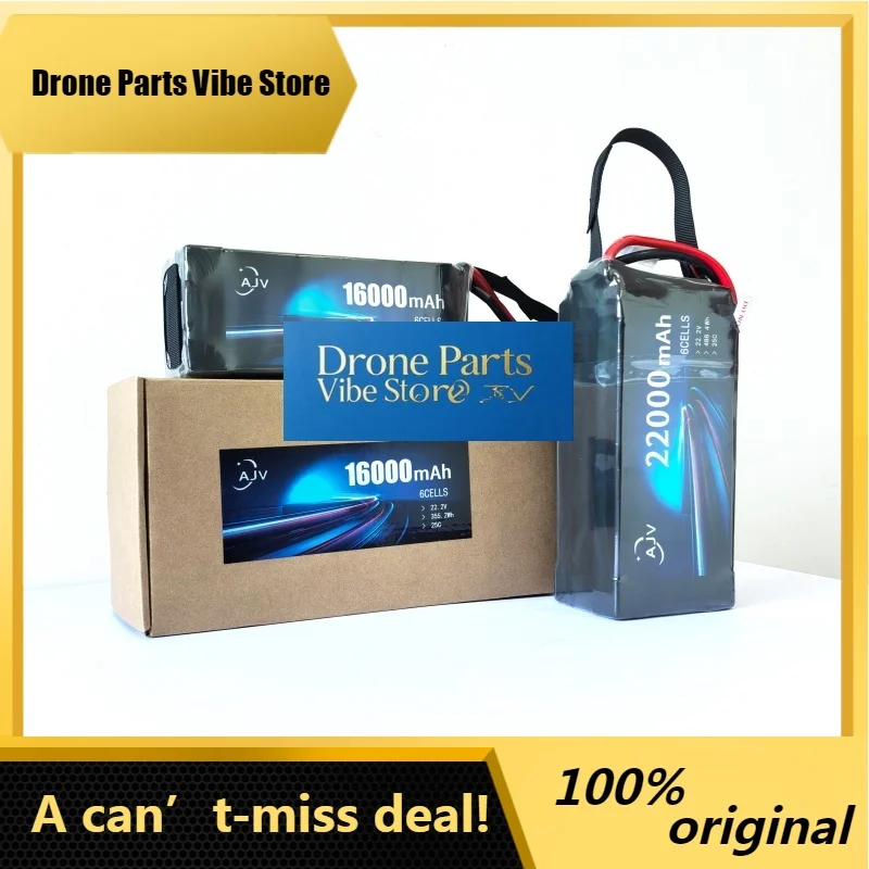 

DronePAJV 16000mah 22000mah Lithium Battery 22.2V 6S 25C Suitable For Agricultural Large Load Multi-rotor Aircraft Energy Batter