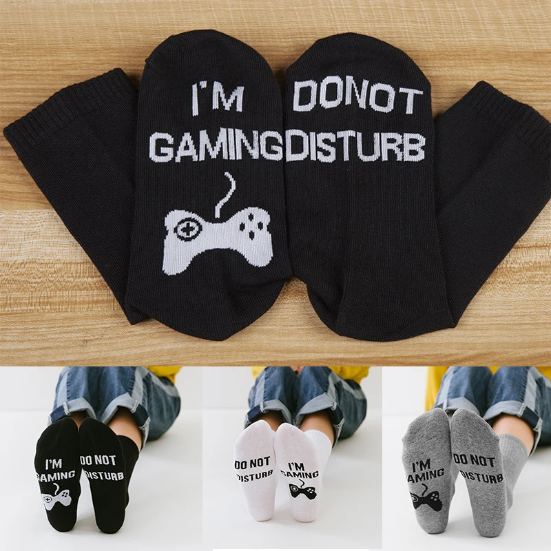 3 Paar lustige Gaming-Geschenke für Männer und Jungen, Gamer-Geschenke, neuartige Videospiel-Socken, Socken, Gaming im Prozess