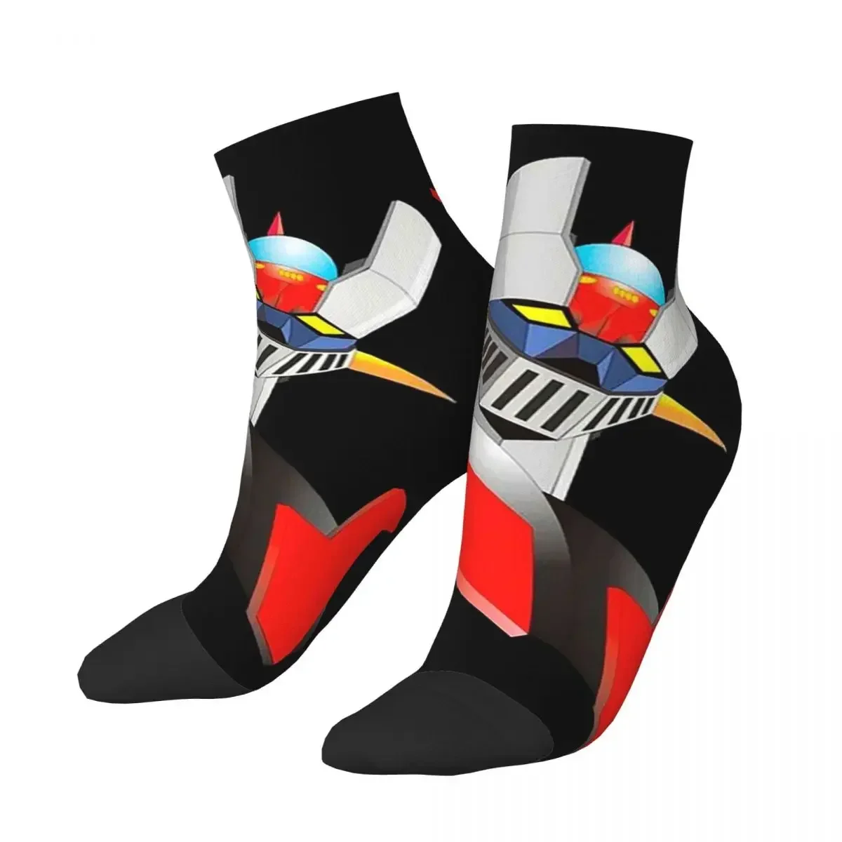 Mazinger Z Goldorak Actarus Grendizer Mask Socks Harajuku High Quality Stockings All Season Socks for Man Woman Birthday Present