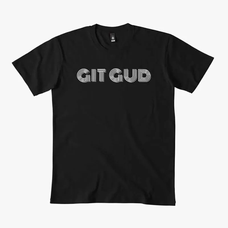 T-shirt graphique imprimé Git Gud Video Gaming pour programmeurs, ingénieurs logiciels, développeurs IT, cadeau pour fans, tailles S-6XL