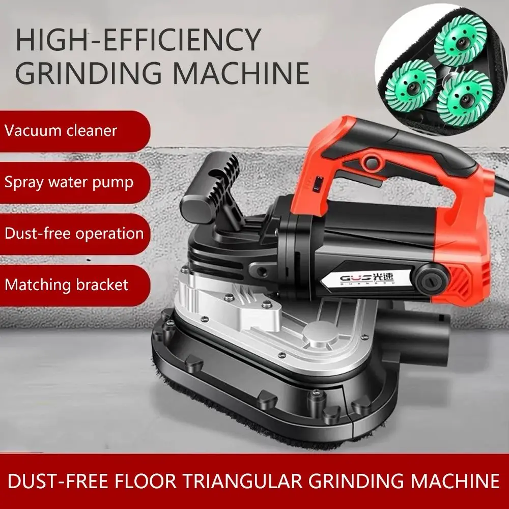 

GS-250 220V Industrial Handheld Electric Terrazzo Machine Floor Polishing Wall Sanding Tools Stone and Concrete Sanding