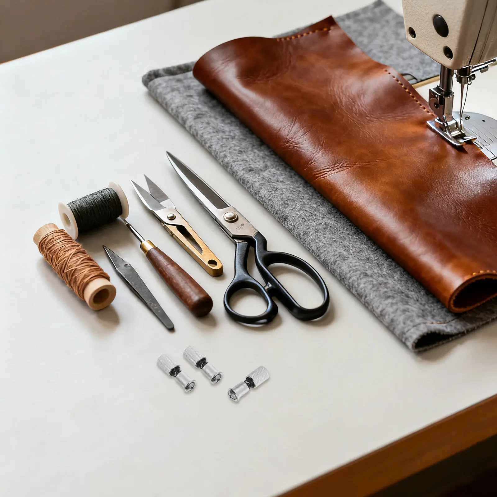 

8 шт. винтов-фиксаторов для прижимных лапок швейных машин, сверхпрочные металлические крепежи, простая установка без инструментов, универсальные