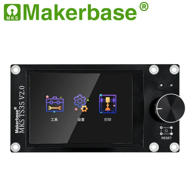 Makerbase MKS TS35 3,5 pantalla táctil para MKS Robin Nano E3P SGen_L pantalla a Color con perilla