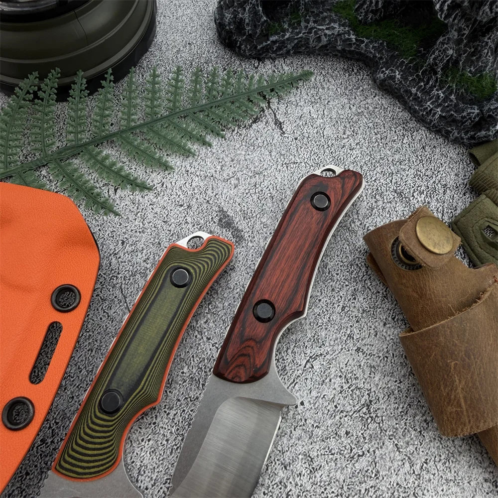 New Portable Fixed Blade Knife Two-Tone G10 Knife Kydex Sheath Men's Camping Outdoor Knife Durable Multi-Purpose Hiking Knife - view 4
