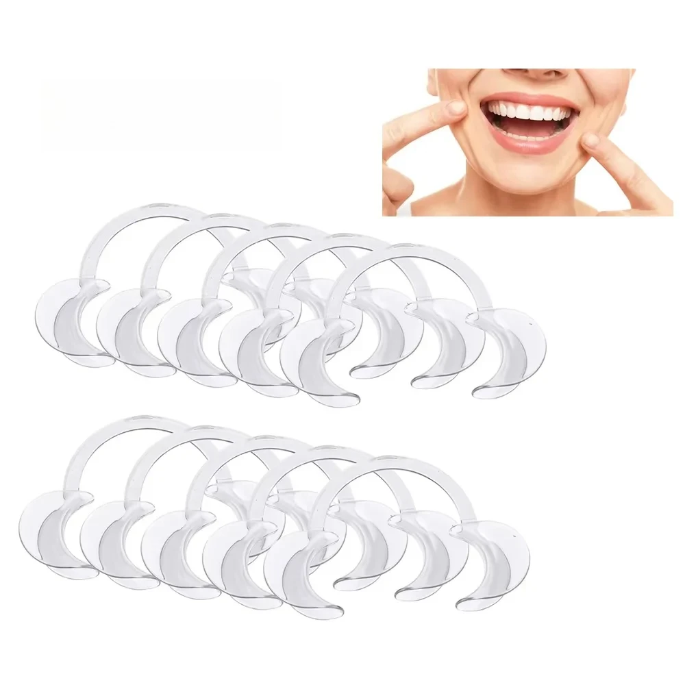 100 Stuks C-Vormige Tandheelkundige Wang Retractors M-size Mond Opener Tanden Behandeling Mond Opener voor Repareren Tandarts levert