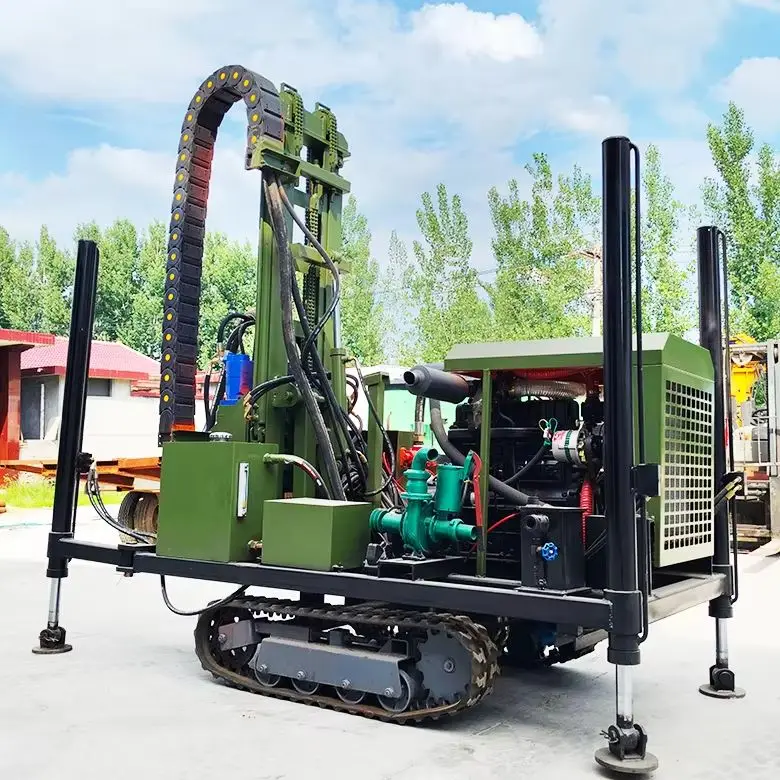 

Customized 200m Crawler Rotary Drill Diesel Hydraulic Precision Deep Well Water Well Drilling Rig