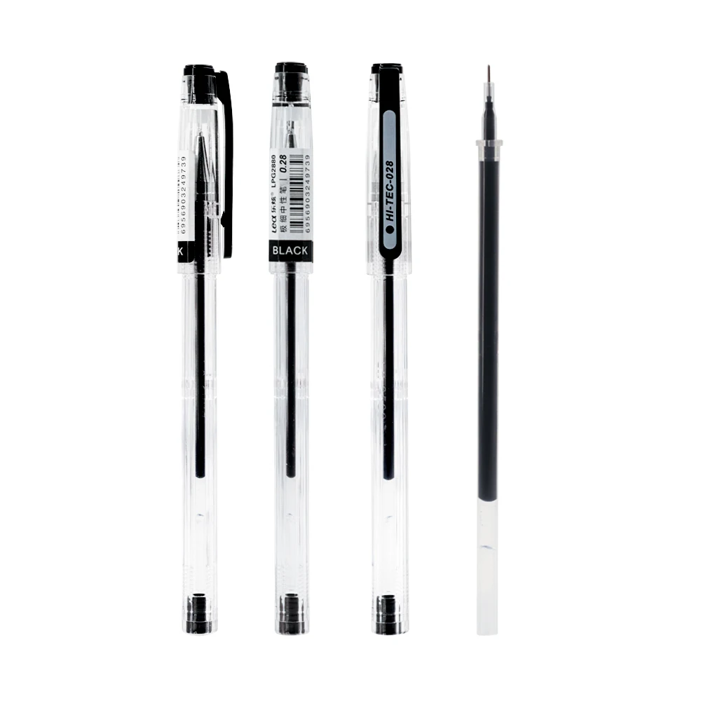 0,28mm Ultra Feine Gel Stift Kreative Große Kapazität Schwarz Tinte Unterschrift Stift Student Schreiben Schreibwaren Schule Bürobedarf – Detail 4