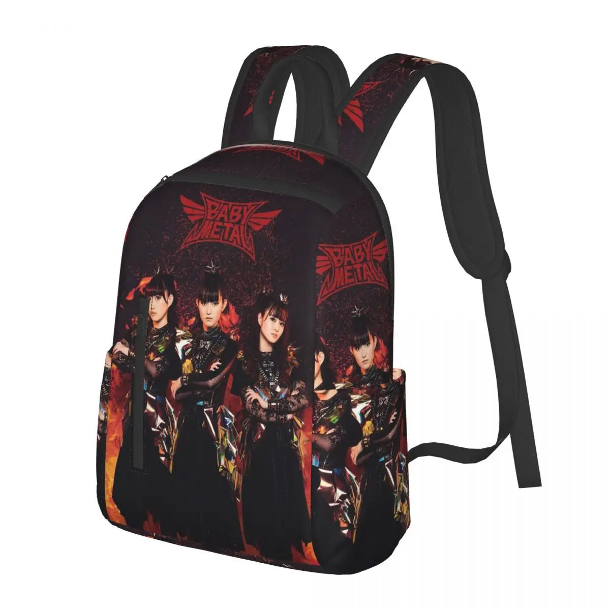 

Студенческий рюкзак Babymetal Tour, школьная сумка, походный дорожный рюкзак для мальчиков и девочек, модная сумка для книг, сумки на плечо