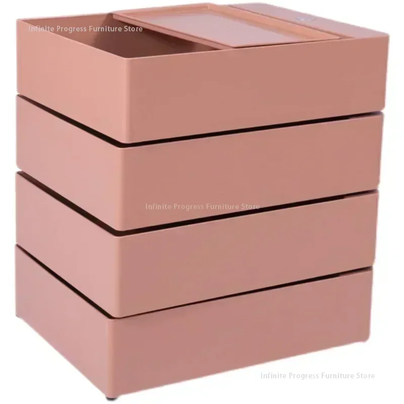 الشمال 360 الدورية غرفة نوم المنقولة منضدة بسيطة Ins نمط مكتب خزانة تخزين مستحضرات التجميل خزانة جانبية أثاث المنزل #5