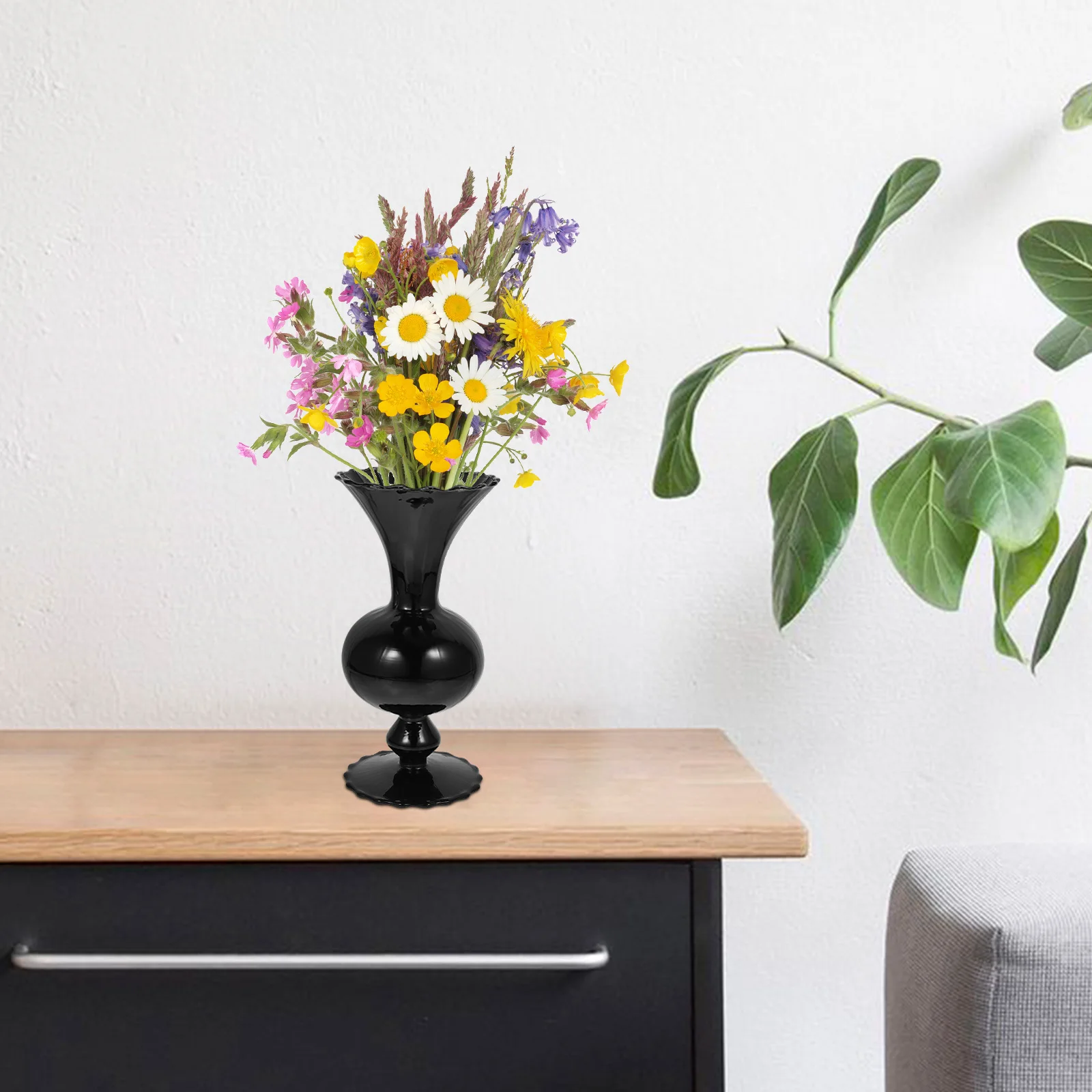 

Glass Bud Vase Transparent Hydroponic Bottle Planter for Living Room Dining Room Decorative Flower Vase Glass Flower Container