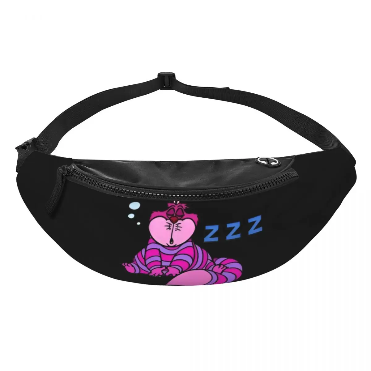 

Поясная сумка Custom C-Cheshire Anime Cat для мужчин и женщин, сумка через плечо для кемпинга, велоспорта, для телефона и денег