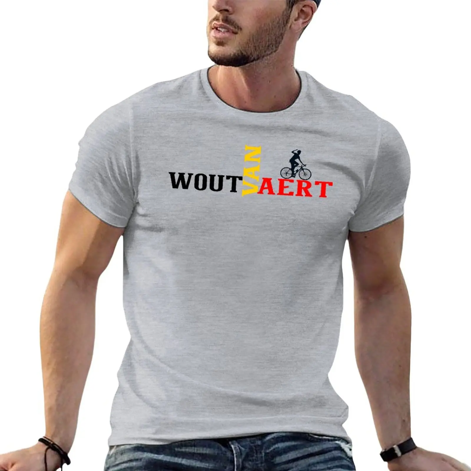 

New Cyclist Wout Van Aert T-Shirt croswit shirt man sweat custom t shirt clothing for men
